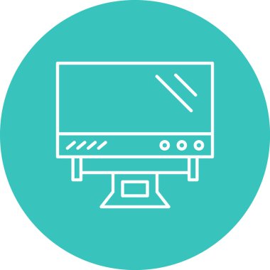 izleyici vektör simgesi modern basit illüstrasyon