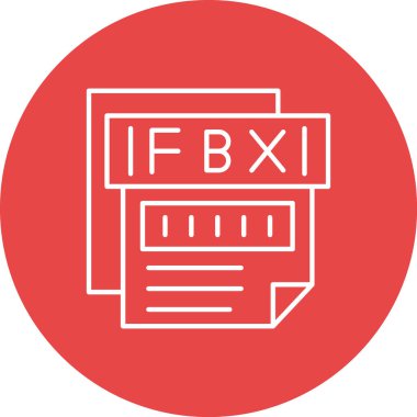 xf dosya biçimi vektör illüstrasyonu