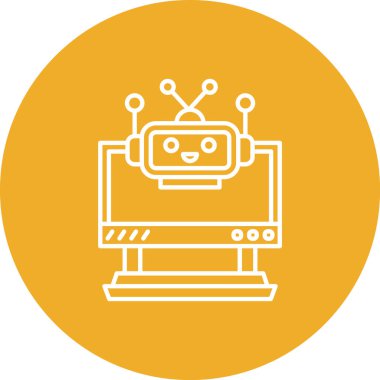 Modern simgenin vektör illüstrasyonu