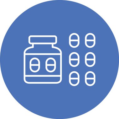 Haplar. Web simgesi basit illüstrasyon