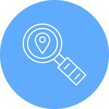 konum. Web simgesi basit illüstrasyon