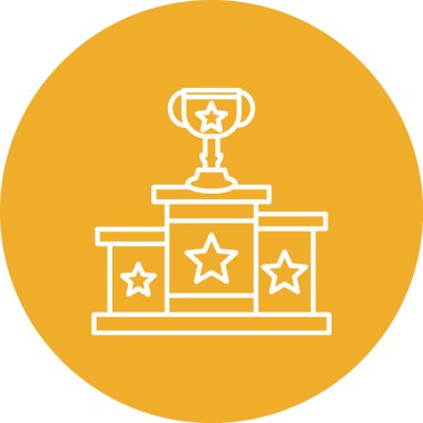 Ödül Simgesi. Vektör İllüstrasyonu