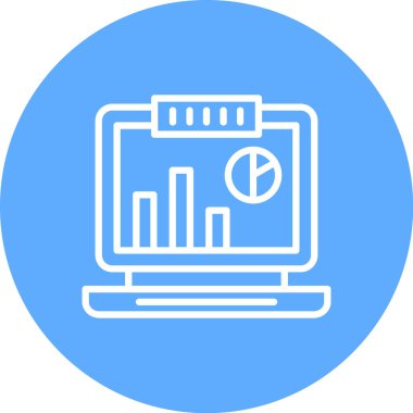 Bilgisayar. Web simgesi basit illüstrasyon