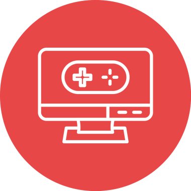 Oyun kontrolörü. Basit resimleme