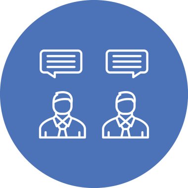 İş simgesinin vektör illüstrasyonu