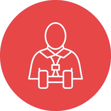 Vektör Adam Simgesi illüstrasyonu