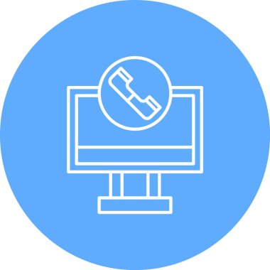 Dizüstü bilgisayar simgesinin vektör çizimi