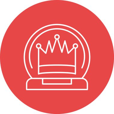 taç simgesi vektör illüstrasyonu