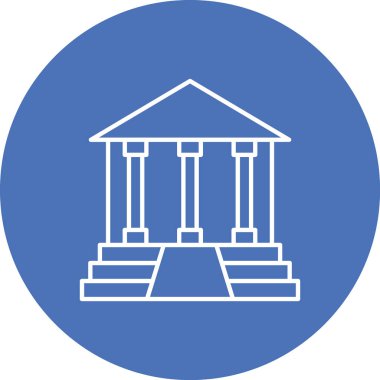 Modern yapı simgesinin vektör illüstrasyonu