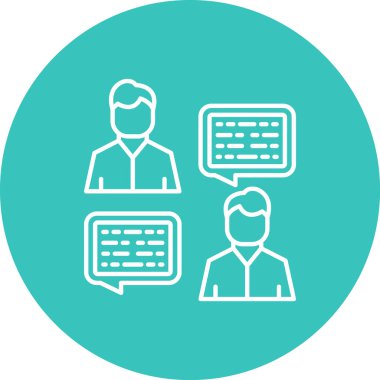 İş adamı ikonu. vektör illüstrasyonu