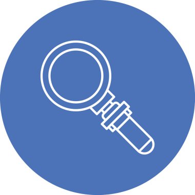 Vektör simgesi bir büyüteç