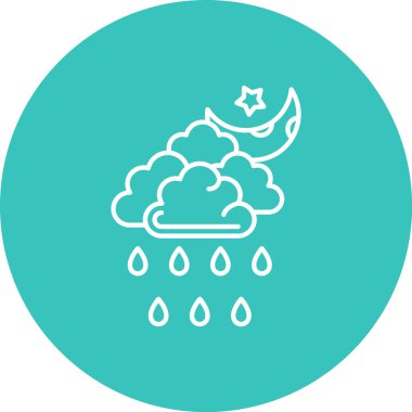 Bulut. Web simgesi basit tasarım