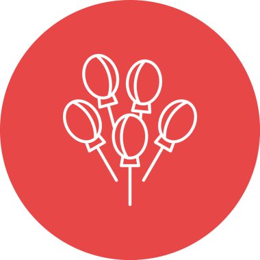 Bir simgenin vektör illüstrasyonu