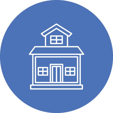 Güzel ev. Web simgesi basit tasarım