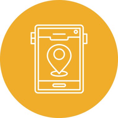 Vektör akıllı telefon simgesi illüstrasyonu