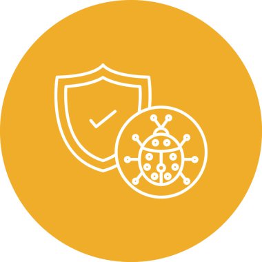 covid 19 koruma çizgisi biçim vektör çizimi tasarımı ile kalkan