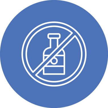 alkol içeceği ikon vektör illüstrasyonu