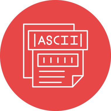 Dosya biçim simgesinin vektör illüstrasyonu