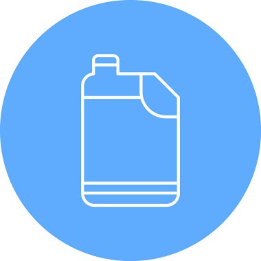 Şişe simgesinin vektör illüstrasyonu