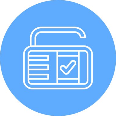 kontrol listesi simgesi, vektör illüstrasyonu