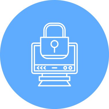 vektör cctv simgesi illüstrasyonu