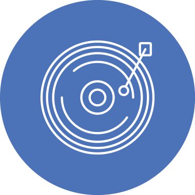 Vektör müzik simgesi illüstrasyonu