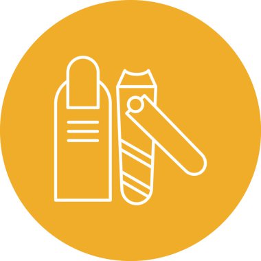 Güzellik ve moda simgelerinin vektör çizimi