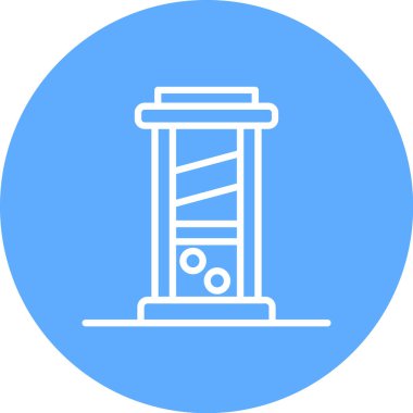 Sütun. Web simgesi vektör illüstrasyonu