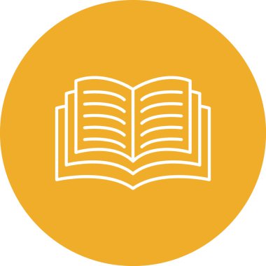 Kitap. Web simgesi basit tasarım