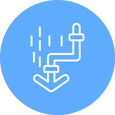 Ok. Web simgesi basit illüstrasyon