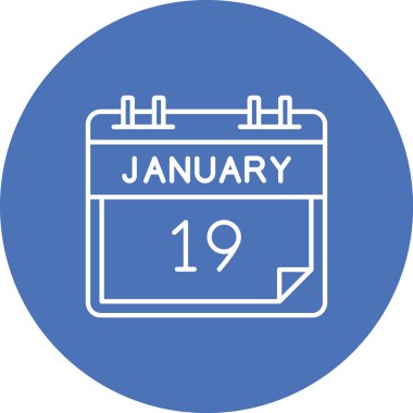 Takvim simgesi tasarımı, vektör illüstrasyonu