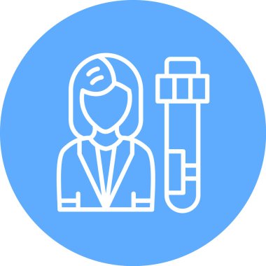 vektör doktor simgesi, basit illüstrasyon