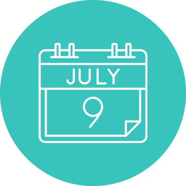 Takvim simgesi. vektör illüstrasyonu