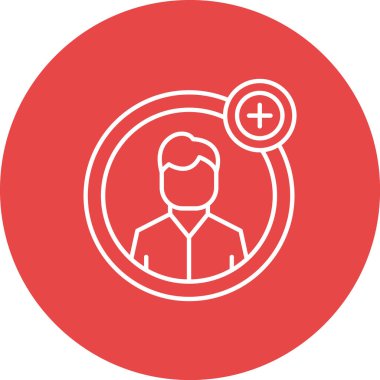 Büyüteçle insanın vektör çizimi