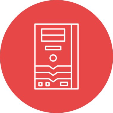 Modern yapı simgesinin vektör illüstrasyon simgesi