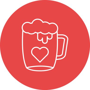 bira ikonu vektör illüstrasyonu