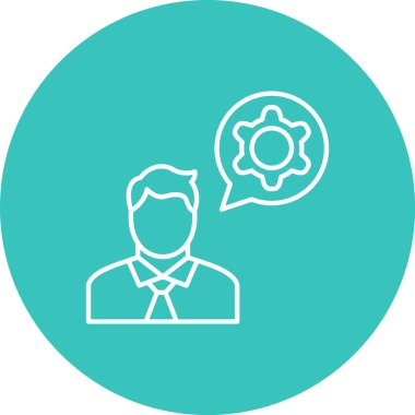 İş adamlarının vektör illüstrasyonu