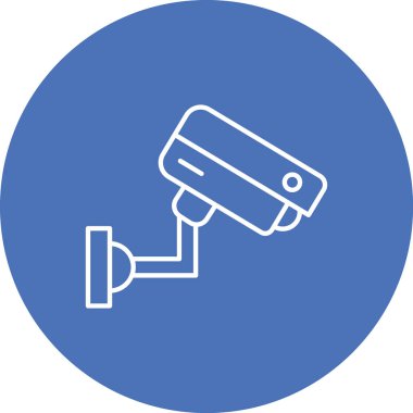 Vektör CCTV kamera simgesi