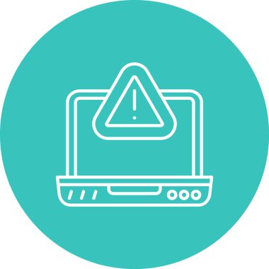 bilgisayar vektör illüstrasyonu modern simge