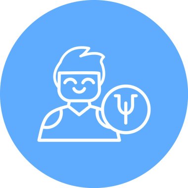 İnsan simgesinin vektör illüstrasyonu