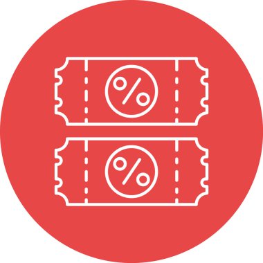 Yüzde yüz. Web simgesi basit illüstrasyon