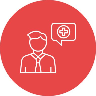 İnsan simgesinin vektör illüstrasyonu