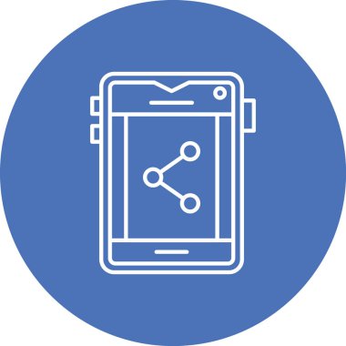 Vektör Mobil simge illüstrasyonu