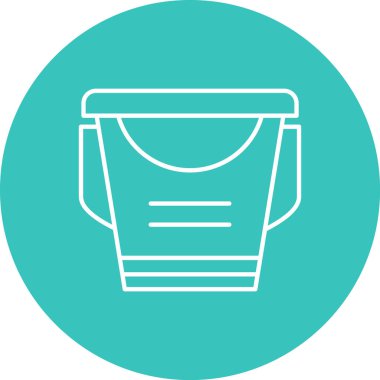 Çöp kutusu. Vektör çizim