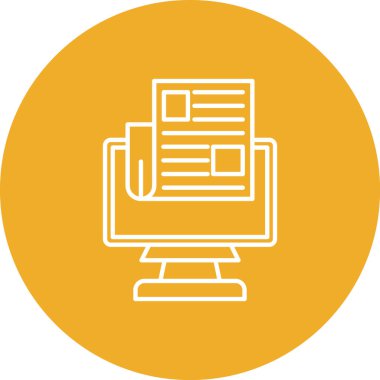 seo modern simgesinin vektör illüstrasyonu