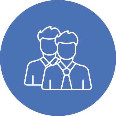 Takım simgesi vektör illüstrasyonu