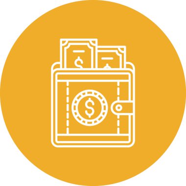 vektör para simgesi illüstrasyonu