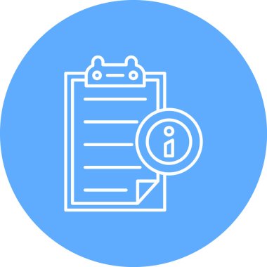 Soyut arkaplanda belge simgesi izole edildi