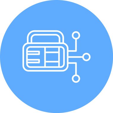 seo modern simgesinin vektör illüstrasyonu