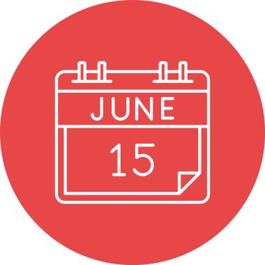 Takvim simgesi tasarımı illüstrasyonu